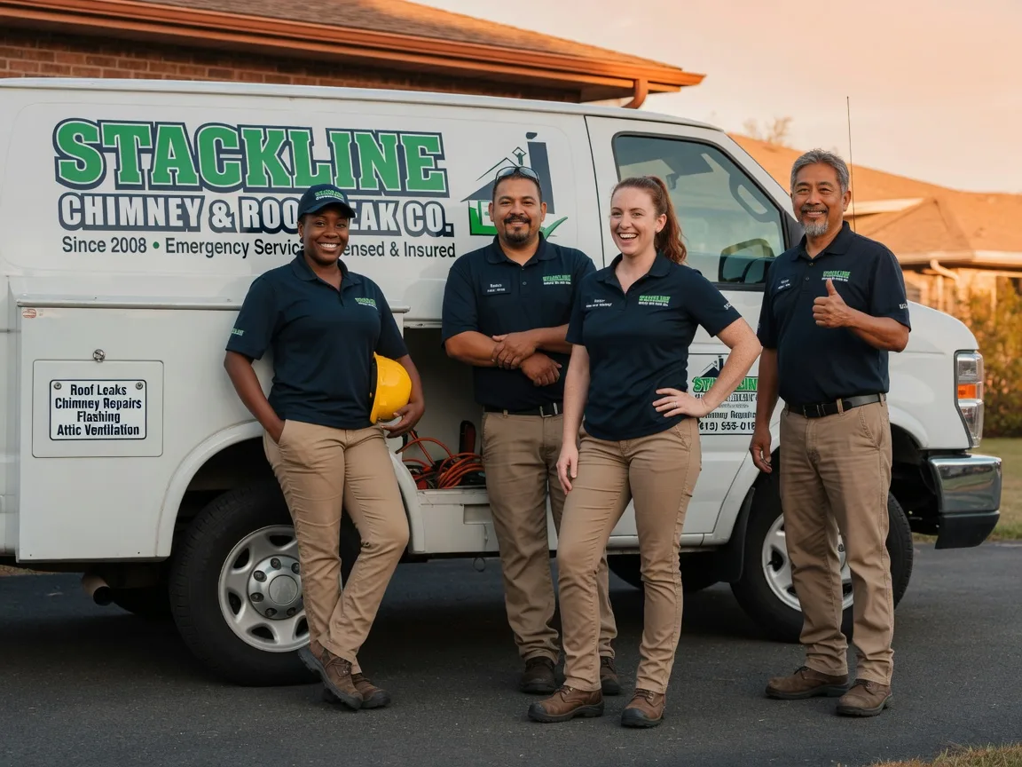 Chimney flashing repair company in Arcola, IL